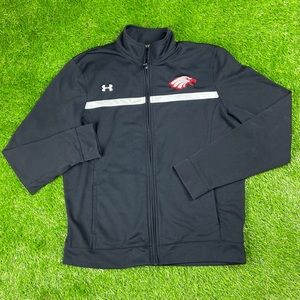 Man's Under Armour Black Philadelphia Eagles Protect this House Full-Zipper  -M